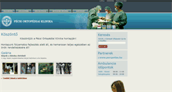 Desktop Screenshot of pecsiortopedia.hu